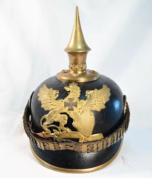 Baden Landwehr Infantry Officers Pickelhaube Visuel 1 principal